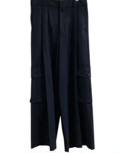 DRIES VAN NOTEN カーゴスラックス　ネイビー