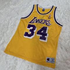 【美品】champion シャキールオニール レイカーズ ユニフォーム ビブス m42682078277_1.jpg?1734782283
