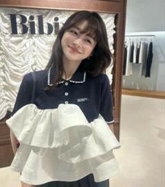 ペプラムフリルブラウス bibiy 2025年最新】bibiy ブラウス フリルの人気アイテム - メルカリ