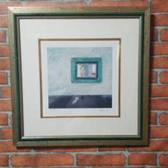 渡辺あきお 絵画 アート(版画)693/800 猫 Akio.w