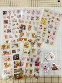リラックマ ホログラムシール クリアシール 5枚⭐︎おまけ付き②