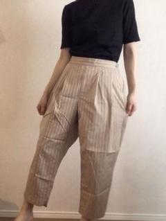 ストライプワイドパンツ