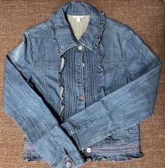 ❤️週末SALE❤️レストローズ❤️ ジッパー　半袖　デニムジャケット ❤️週末SALE❤️レストローズ❤️ ジッパー 半袖 デニム