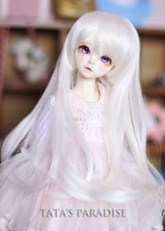 B985 BJD 1/3 人形 ドール　用ウィッグ カツラ 耐熱 ハンドメイド