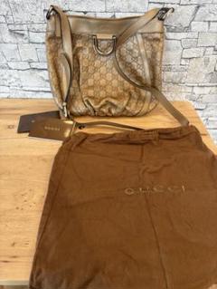最新 グッチ Gucci ゴールド ゴールデン クロスボディバッグ Dリング バッグ