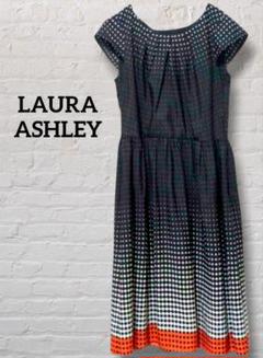 LAURA ASHLEY フラワーワンピース 半袖 11号 - メルカリ