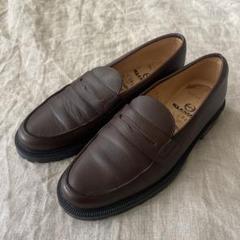 KLEMAN クレマンDALIA ダリアグリーン コインローファー37