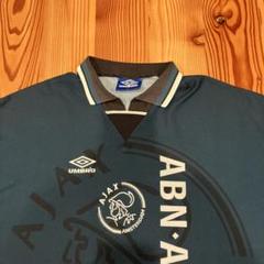【希少】UMBRO×アヤックス/99-00/長袖ユニフォーム/刺繍ロゴ/L 希少】UMBRO×アヤックス/99-00/長袖ユニフォーム/刺繍ロゴ/L