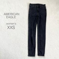 【アメリカンイーグル】デニムパンツ スキニー ストレッチ 綿混 カジュアル 美品