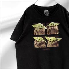 STARWARS マンダロリアン Tシャツ ベビーヨーダ グローグー ブラック
