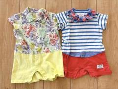 キッズズー 70ロンパース2点セット