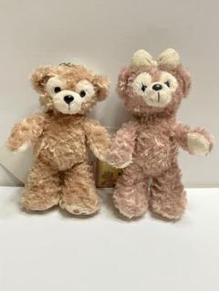 ディズニー　ダッフィー & シェリーメイ　ぬいぐるみバッチ　ペア 未使用　タグ付