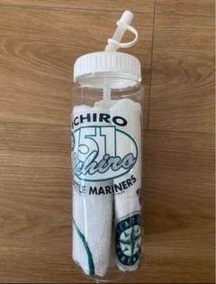 【未使用・ボトル凹み】イチロー　SEATTLEMARINERS タオル入りボトル