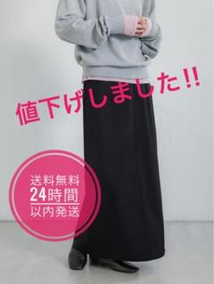 crewre クルーレ　シアーニットストレートワンピース　ブラック　 short crewre online shop / シアーニットストレートワンピース
