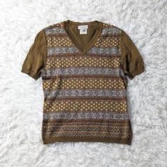 DRIES VAN NOTEN - 美品 ライカ期 DRIES VAN NOTEN ラメ デザイン ニット 総柄 美品 ライカ期 DRIES VAN NOTEN ラメ デザイン ニット 総柄