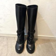 洋服通販 - 新作アイテムを ANN DEMEULEMEESTER サイドジップ ショートブーツ 36 中古 靴