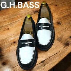 福袋 バースデイ けんてぃ様専用G.H.BASS ブラック バイカラーコインローファー 靴