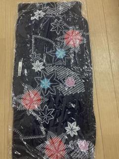 花柄 ♡紺色浴衣♡11-12才用