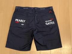 PEARLY GATES チェック柄ゴルフパンツ ネイビー