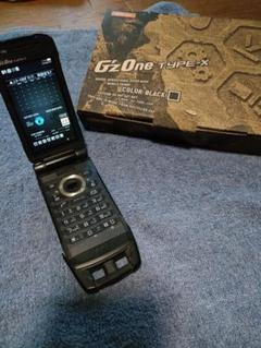 携帯電話本体 CASIO - CASIO G&#39;zOne TYPE-X BLACK CAY01 G'zOne TYPE-XX