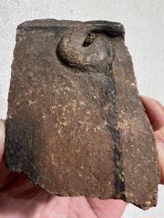 陶片 縄文時代後期 彩色土器 群馬県 発掘 出土 骨董 古美術 陶片 縄文時代後期 彩色土器 群馬県 発掘 出土 骨董 古美術