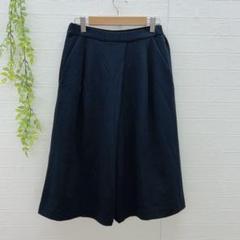 【ジャンニロジュディチェ】 キュロット ガウチョパンツ ワイド (L) ブラック