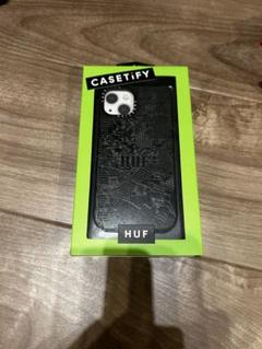 HUF 地図iPhone14ブラック ケースティファイ MagSafe希少