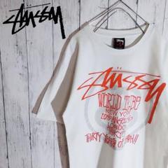 【90s】【STUSSY】【ワールドツアー】【メキシコ製】【半袖/Tシャツ】