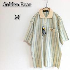 ゴールデンベア 【M】 トップス ポロシャツ ストライプ キレイめ 大人