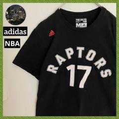 アディダス NBA ラプターズ ヴァランチューナス Tシャツ tシャツ 黒