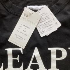 LEAPY ブラック Tシャツ半袖 新品未使用品