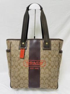 コーチ COACH シグネチャー トートバッグ ヘリテージ F70074