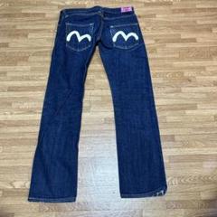 エビス　　刺繍 ダークブルーデニムジーンズ 楽天市場】EVISU LADIES 蝶刺繍 ジーンズ ブーツカット
