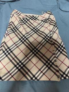 タグ付き未使用✨バーバリー ひざ丈 スカート ノバチェック ウール S ベージュ Burberry 膝丈スカート 9号 ノバチェック ヴィンテージ新しい