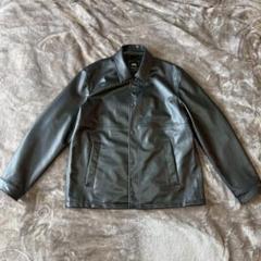 【 ほぼ未使用 】ZARA フェイクレザージャケット EUR XL フェイクレザー ボンバージャケット - ブラック | ZARA Japan / 日本