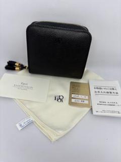 匿名配送新品未使用品】Epoi ブラック 二つ折り財布 タッセル