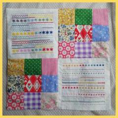 Cotton+刺繍プリントクロス✖ パッチワーク✳カバー✳埃よけ✳目隠し