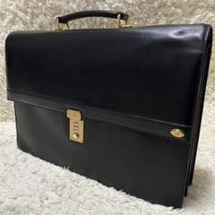 美品 ダンヒル ダレスバッグ チャーム・鍵付きサフィアーノ