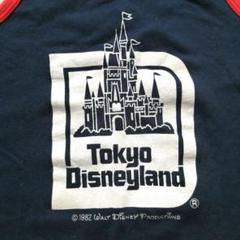 希少★80s 初期 東京ディズニーランド タンクトップ 130サイズ ビンテージ