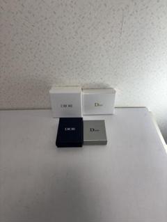 Dior 空箱 4点セット ホワイト/ネイビー/シルバー
