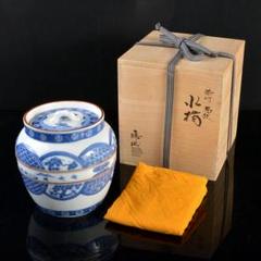 桶側 水指 加藤藤代 京焼 染付 中古 - メルカリ｜水指