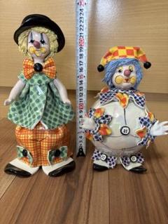 イタリア製　ピエロ　置物　インテリア　人形　 ペルージャの伝統工芸　ビンテージ ヴィンテージ】✴︎ピエロの置物✴︎イタリア✴︎ - メルカリ