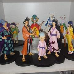 ワンピース　フィギュア　ワノ国の住人　8体セット BANDAI 送料無料 未開封 ONE PIECE(ワンピース) フィギュア ワノ