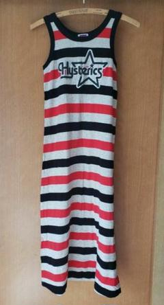 HYSTERIC GLAMOUR ストライプ ノースリーブワンピース 130cm