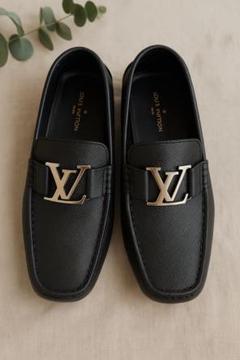 【返金保証】 LOUISVUITTONレザーシューズモノグラム ローファー 返金保証】 LOUISVUITTONレザーシューズモノグラム ローファー