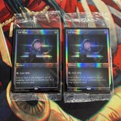 統率の塔　太陽の指輪　ギャラクシーfoil　セット　sol ring MTG【ギャラクシーFoil】太陽の指輪/Sol Ring(1494)