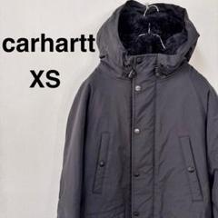 carhartt ☆中綿ジャケット　X S ブラック　刺繍ロゴ