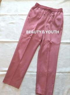 BEAUTY & YOUTH 　イージーパンツ　M　夏