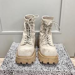 Eytys ミシガンスエードブーツ　グレー　サイズ24.5cm Eytys ミシガンスエードブーツ グレー サイズ24.5cm - メルカリ