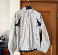 NIKE 00s y2k ナイロンジャケット ドローコード 異素材 シルバー NIKE 00s y2k ナイロンジャケット ドローコード 異素材 シルバー